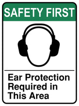 Ear Protection Required In This Area