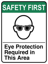 Eye Protection Required In This Area