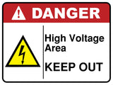 High Voltage Area Keep Out