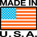 American flag with 'MADE IN U.S.A.' text