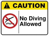 No Diving