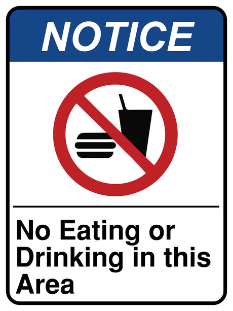 No Eating Or Drinking In This Area