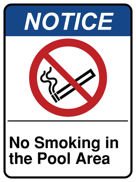 No Smoking In The Pool Area