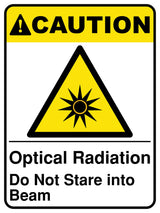 Optical Radiation Do Not Stare Into Beam