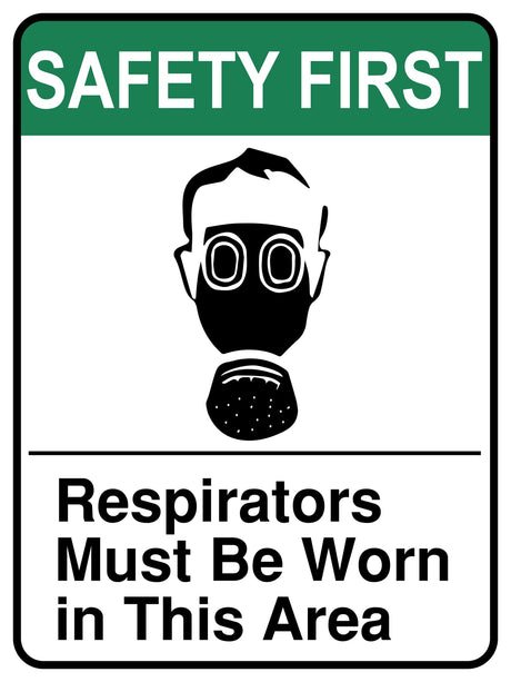Respirators Must Be Worn In This Area