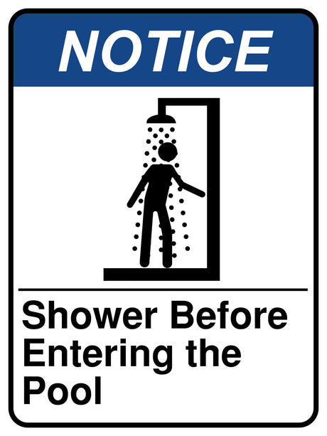 Shower Before Entering The Pool
