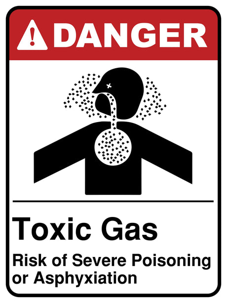 Toxic Gas Risk Or Severe Poisoning Or Asphyxiation
