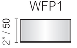 Vista Wall Sign -  4" Wide