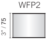 Vista Wall Sign -  4" Wide