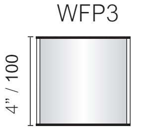 Vista Wall Sign -  4" Wide