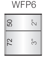 Vista Wall Sign -  4" Wide