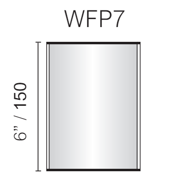 Vista Wall Sign -  4" Wide