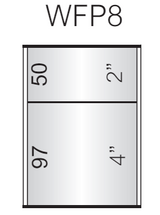 Vista Wall Sign -  4" Wide