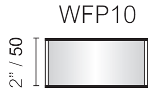 Vista Wall Sign -  4.75" Wide