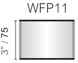 Vista Wall Sign -  4.75" Wide