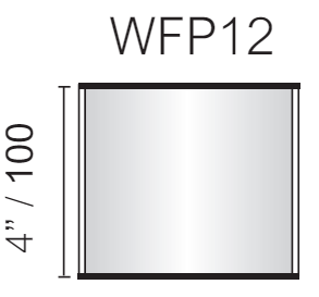 Vista Wall Sign -  4.75" Wide