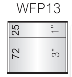 Vista Wall Sign -  4.75" Wide