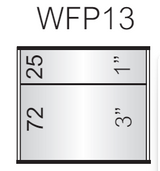 Vista Wall Sign -  4.75" Wide