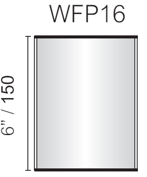 Vista Wall Sign -  4.75" Wide