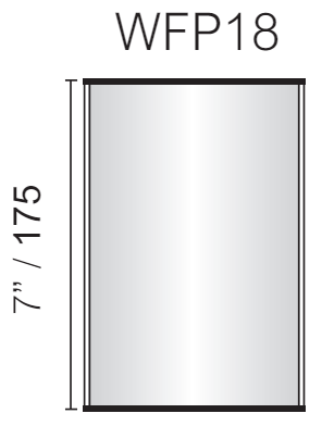 Vista Wall Sign -  4.75" Wide