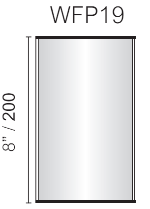 Vista Wall Sign -  4.75" Wide