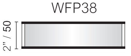 Vista Wall Sign -  8" Wide