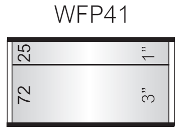 Vista Wall Sign -  8" Wide
