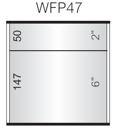 Vista Wall Sign -  8" Wide