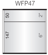 Vista Wall Sign -  8" Wide