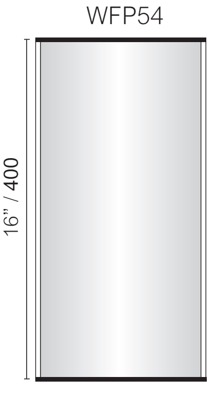 Vista Wall Sign -  8" Wide