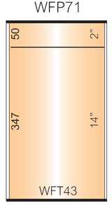 Vista Wall Sign -  8.5" Wide