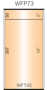 Vista Wall Sign -  8.5" Wide