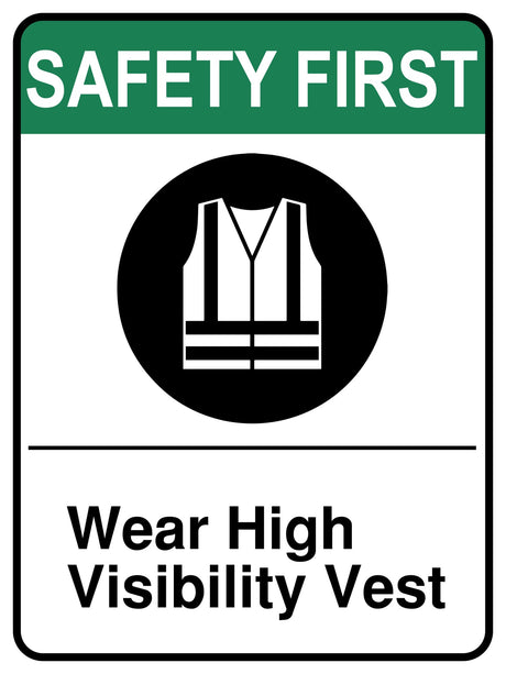 Wear High Visibility Vest
